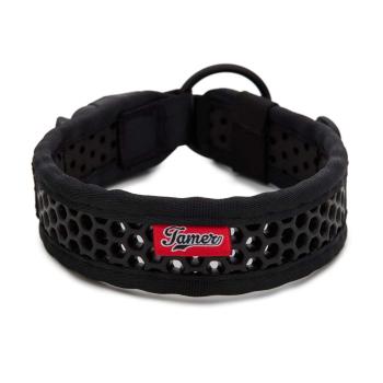 SOFTY Halsband | Länge: 40-46cm | Breite: 3,8cm | Farbe: schwarz/schwarz